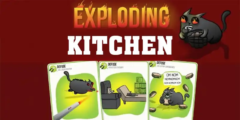Tạo áp lực cho đối thủ khi chơi Exploding Kitchen Mèo nổ